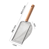 Stainless Steel Fine Hole Sand Leakage Pet Shovel