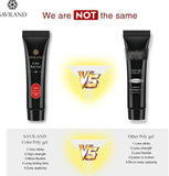 nail colored crystal extension glue