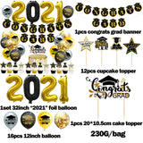 Graduation Season Themed Balloon Paper Tassel Decoration Set