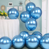 Metal Chrome Balloons Thick Latex Wedding Birthday Party Decoration Wedding Balloons Metal Balloons