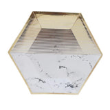 New Golden Paper Plate Cup Napkin Straw Happy Birthday Wedding Party Decor Baby Shower Disposable Tableware