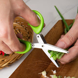 Multifunctional Onion Scissors Stainless Steel