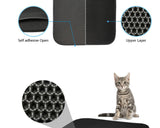 Double-layer cat and dog Litter Mat and Massager