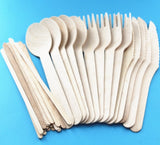 50pcs Disposable Wooden Spoons 3