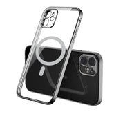 Electroplating Magnetic Mobile Phone Case Full Lens Protective Cover