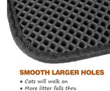 Double-layer cat and dog Litter Mat and Massager