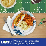 Dixie Everyday Disposable Paper Plates, 10", 50 Count