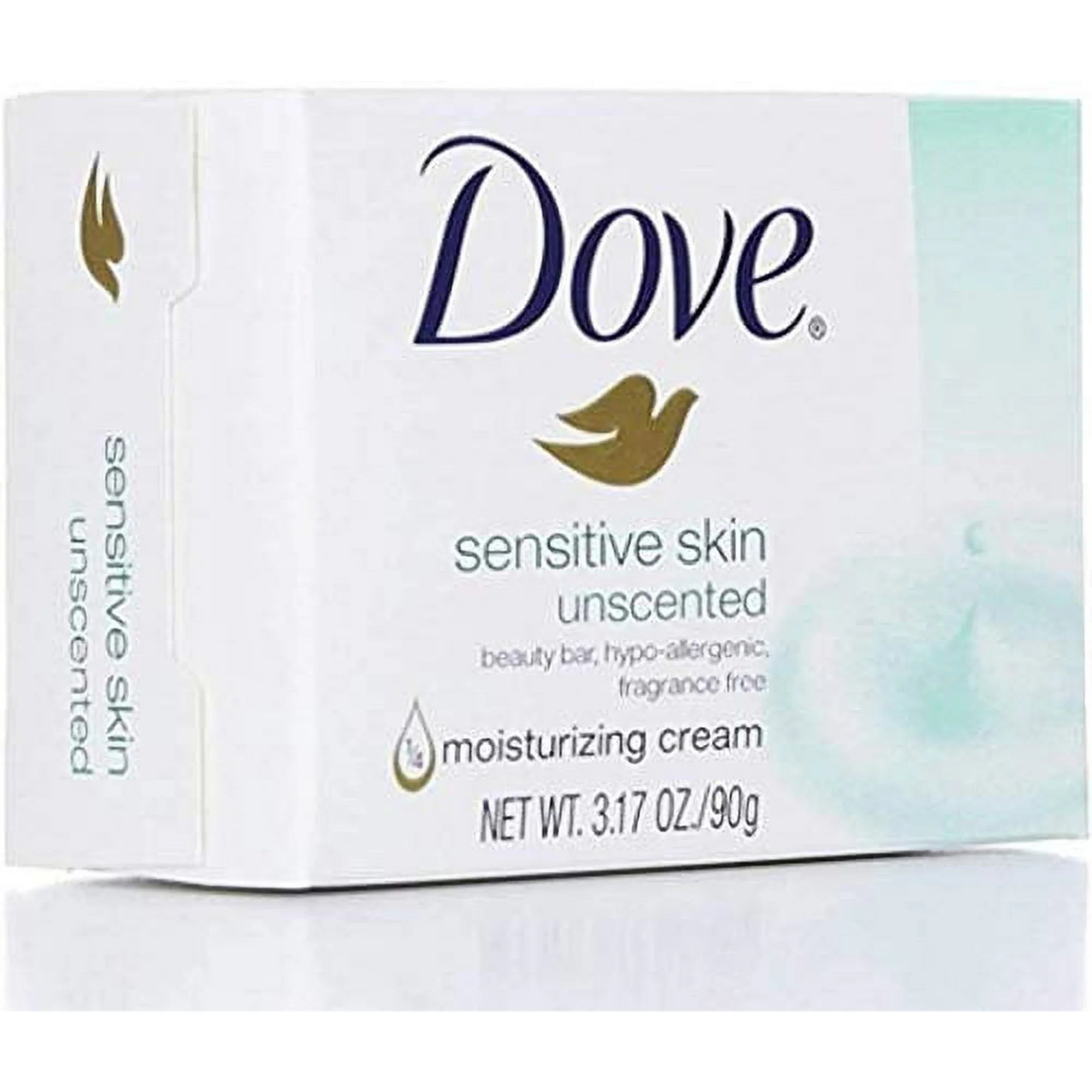 Dove Sensitive Skin Unscented Moisturizing Cream Bar Soap, 3.15, 3 Pack