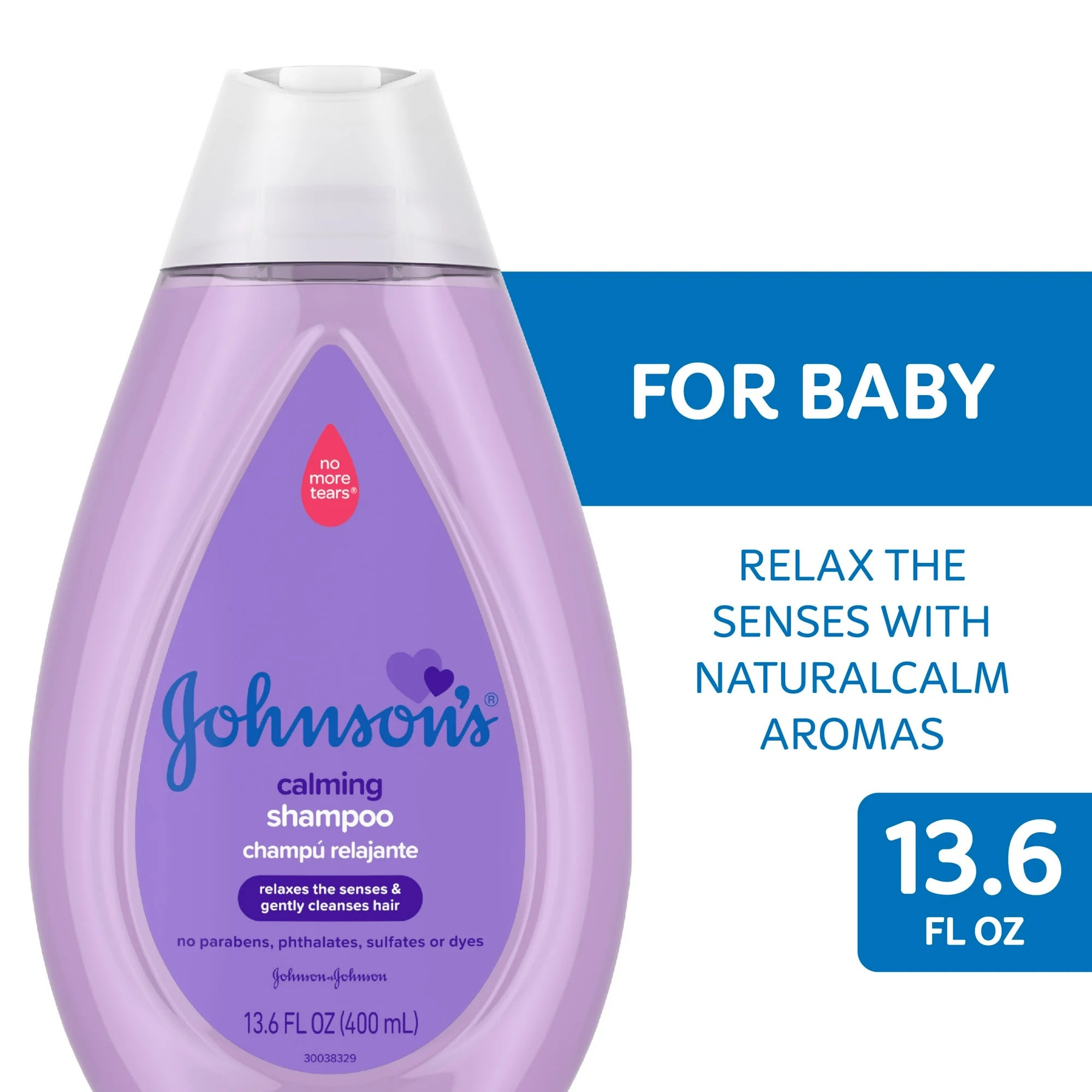 Johnson's Calming Baby Bath Shampoo with NaturalCalm Scent, 13.6 fl oz