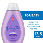 Johnson's Calming Baby Bath Shampoo with NaturalCalm Scent, 13.6 fl oz