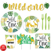 Paper Plate, Paper Cup, Fork, Spoon, Birthday Party Set Decoration