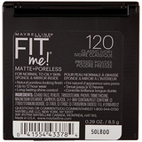 Maybelline Fit Me Matte Poreless Pressed Face Powder Makeup, Classic Ivory, 0.29 oz