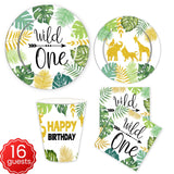 Paper Plate, Paper Cup, Fork, Spoon, Birthday Party Set Decoration