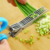 Multifunctional Onion Scissors Stainless Steel