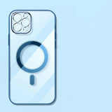 Electroplating Magnetic Mobile Phone Case Full Lens Protective Cover