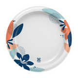Dixie Everyday Disposable Paper Plates, 8.5", Multi-Color, 200 Count