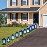 Lantern Lawn Decorations - Outdoor Eid Mubarak Yard Decorations - 10 Piece