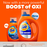 Tide Ultra Oxi Boost Liquid Laundry Detergent, Advanced Stain Remover, 73 fl oz, 52 Loads
