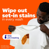 Tide Ultra Oxi Boost Liquid Laundry Detergent, Advanced Stain Remover, 73 fl oz, 52 Loads