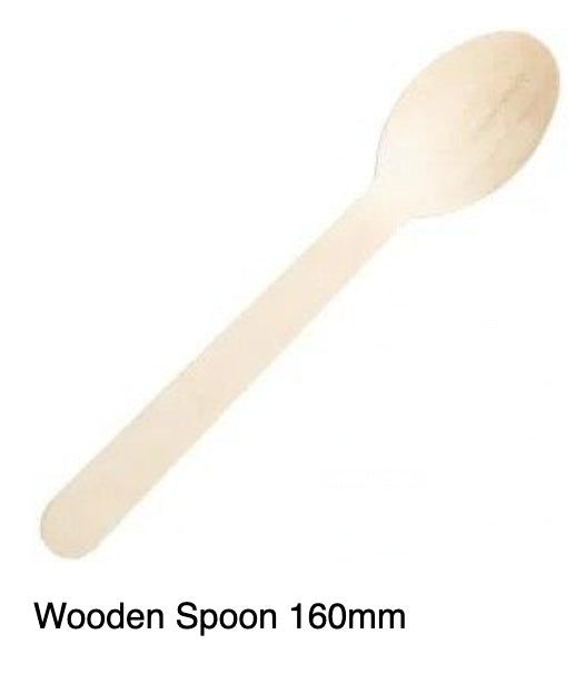 50pcs Disposable Wooden Spoons 4