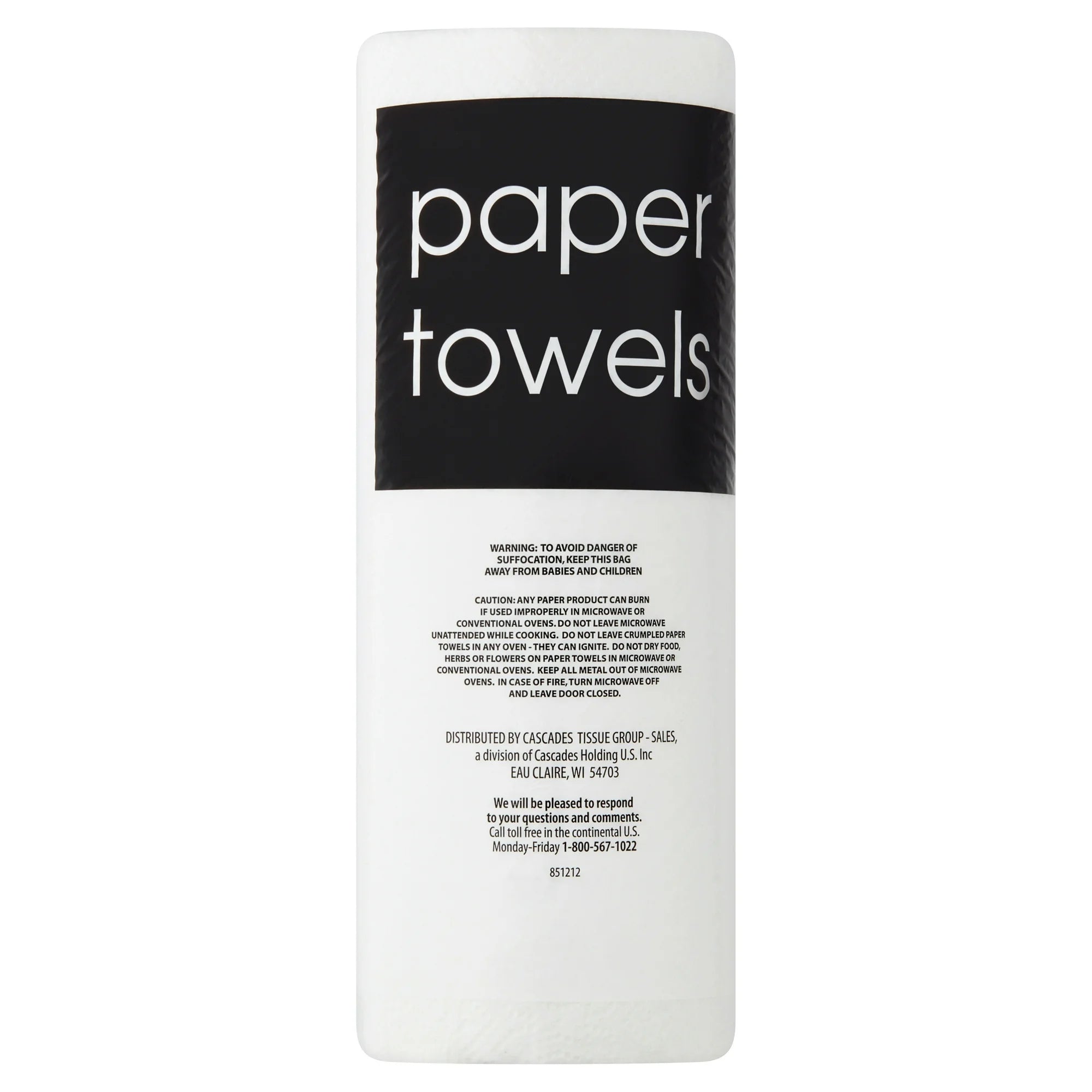 Black and White, 2-Ply Paper Towels, 88 Sheets