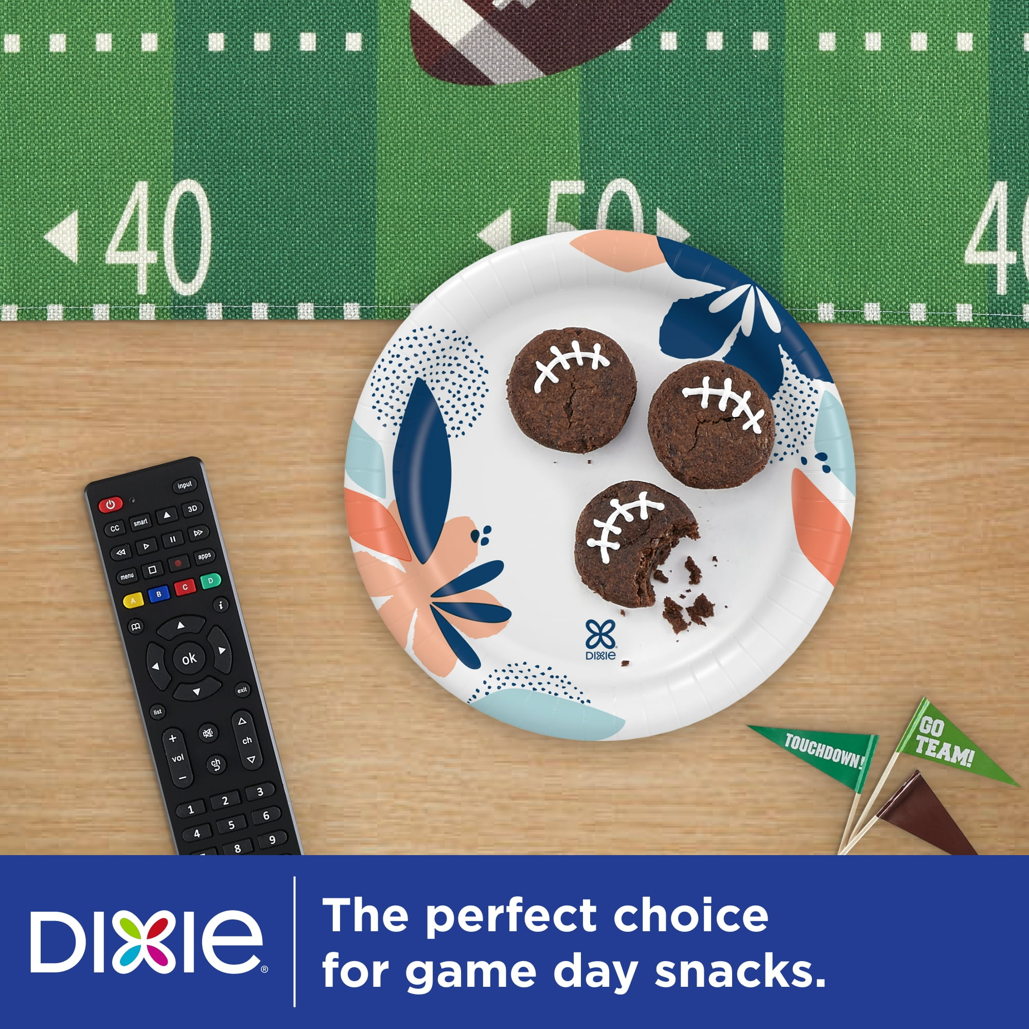 Dixie Everyday Disposable Paper Plates, 7"