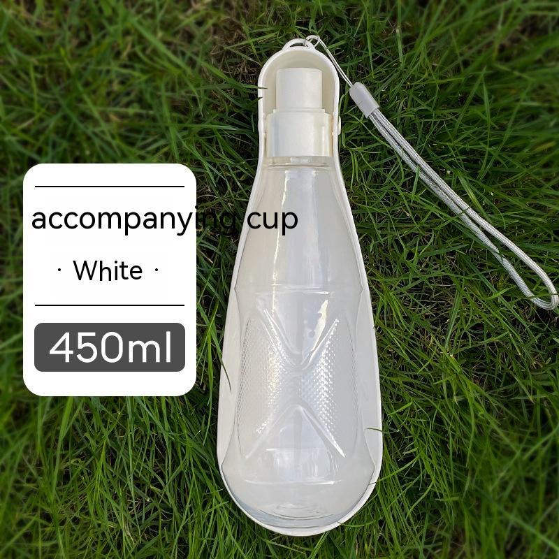 Dog Water Bottle White