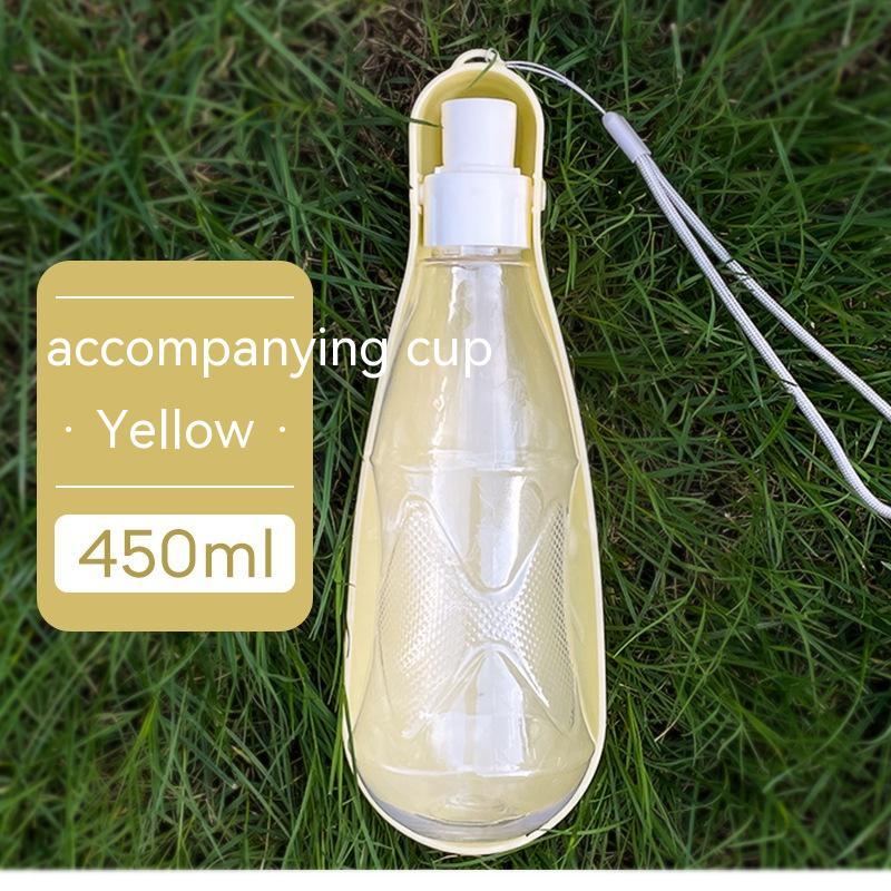  Dog Water Bottle Yellow