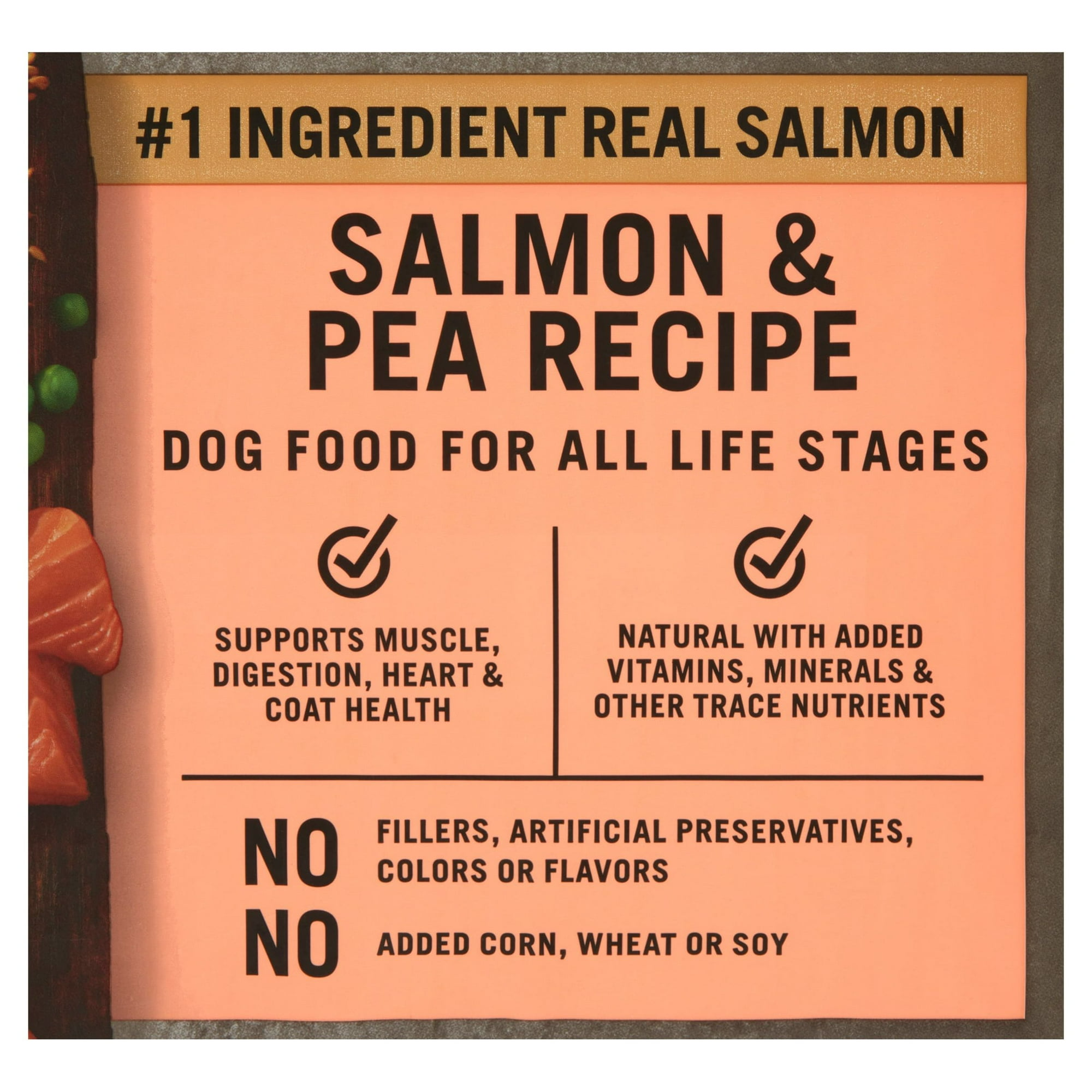 Pure Balance Wild & Free Salmon & Pea Recipe 