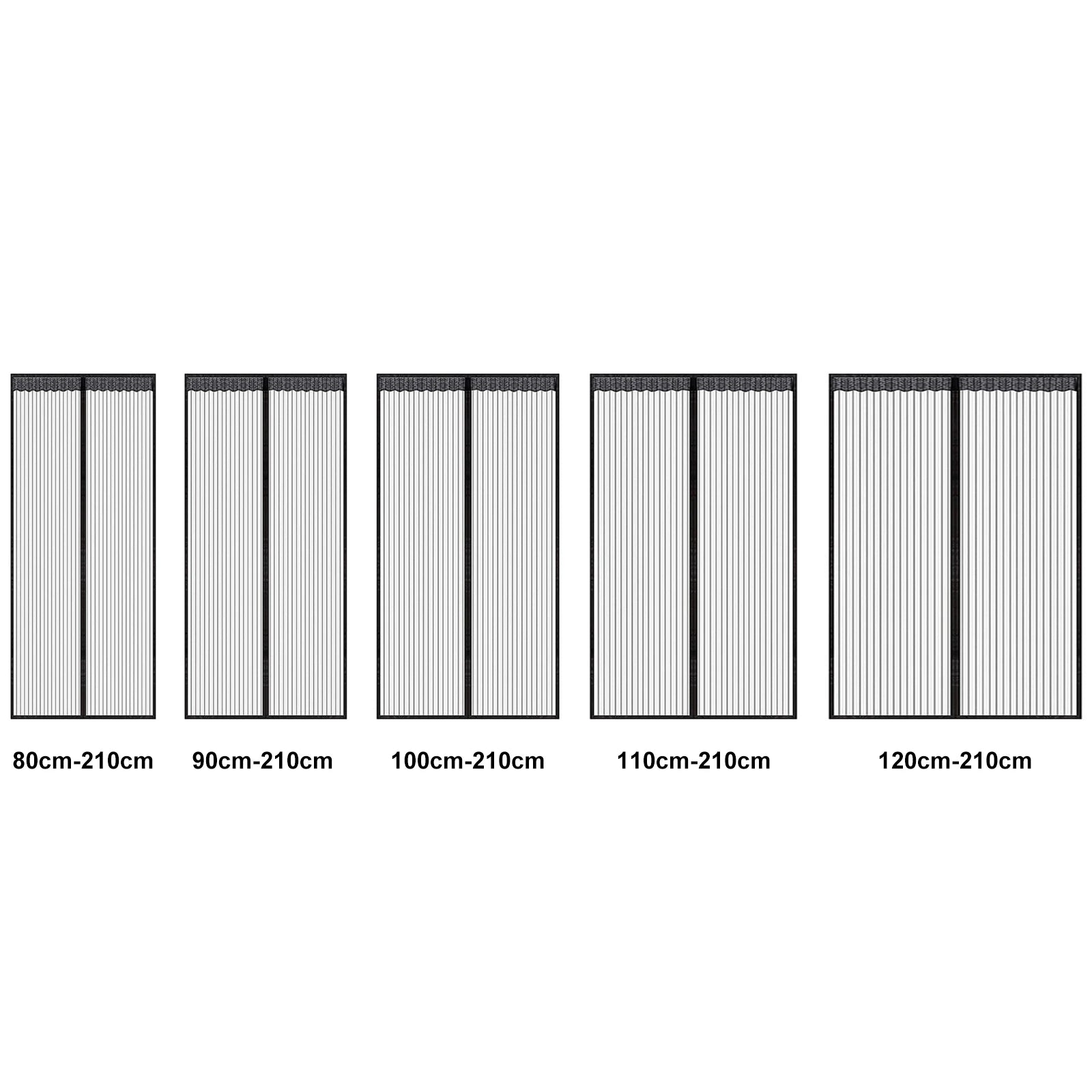 Magnetic Door Screen Custom Size Mosquito Net Curtain Fly Insect Automatic Closing Invisible Mesh For Kitchen Indoor Living Room